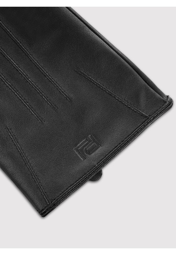 Pako Lorente - Skórzane rękawiczki męskie. Materiał: skóra