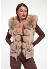 Suprema - Kamizelka damska futrzana z lisa dwustronna SUPREMA. Materiał: futro #5