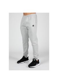 GORILLA WEAR - Spodnie fitness męskie Gorilla Wear Kennewick Sweatpants. Kolor: szary. Materiał: dresówka. Sport: fitness