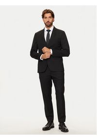 Selected Homme Marynarka 16092418 Czarny Slim Fit. Kolor: czarny. Materiał: syntetyk