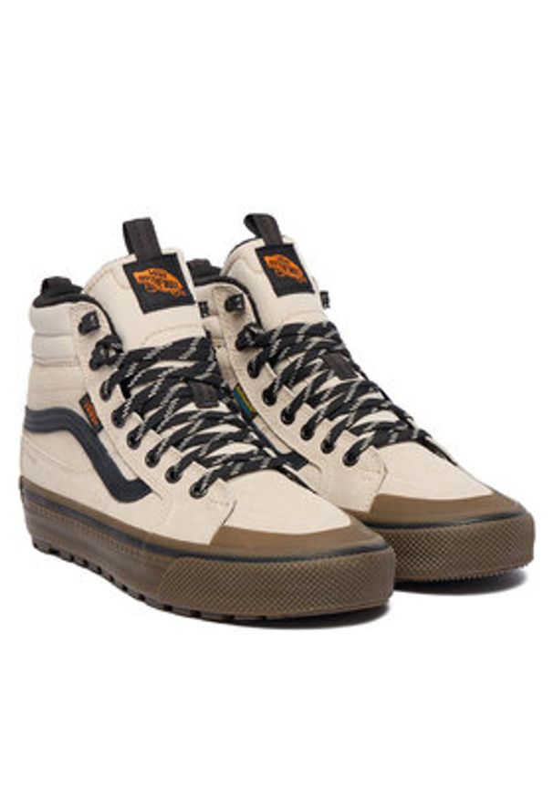 Vans Tenisówki MTE Sk8-Hi Waterproof Insulated VN000DAQZO21 Beżowy. Kolor: beżowy. Materiał: materiał