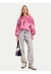 Desigual Sweter Victoria 24WWJF17 Różowy Relaxed Fit. Kolor: różowy. Materiał: syntetyk #2