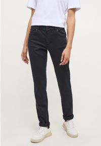 Mustang - MUSTANG DAMSKIE SPODNIE JEANSOWE JEANSY CROSBY RELAXED SLIM DENIM BLACK 1013588 4000 940