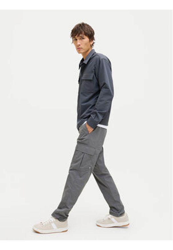 Jack & Jones Spodnie materiałowe Kane 12278911 Szary Relaxed Fit. Kolor: szary. Materiał: syntetyk