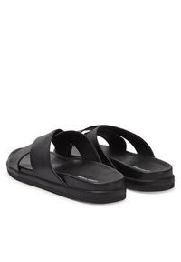 Jack & Jones - Jack&Jones Klapki Jfwverona 12275239 Czarny. Kolor: czarny. Materiał: skóra #4