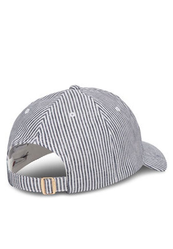 TOMMY HILFIGER - Tommy Hilfiger Czapka z daszkiem Premiu Beach AW0AW17141 Niebieski. Kolor: niebieski. Materiał: len