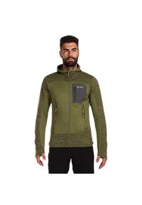 Bluza Kilpi Freni. Typ kołnierza: kaptur. Kolor: zielony. Materiał: polar. Sport: turystyka piesza, narciarstwo #1