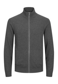 Jack & Jones - Jack&Jones Sweter 12223949 Szary Regular Fit. Kolor: szary. Materiał: bawełna #7