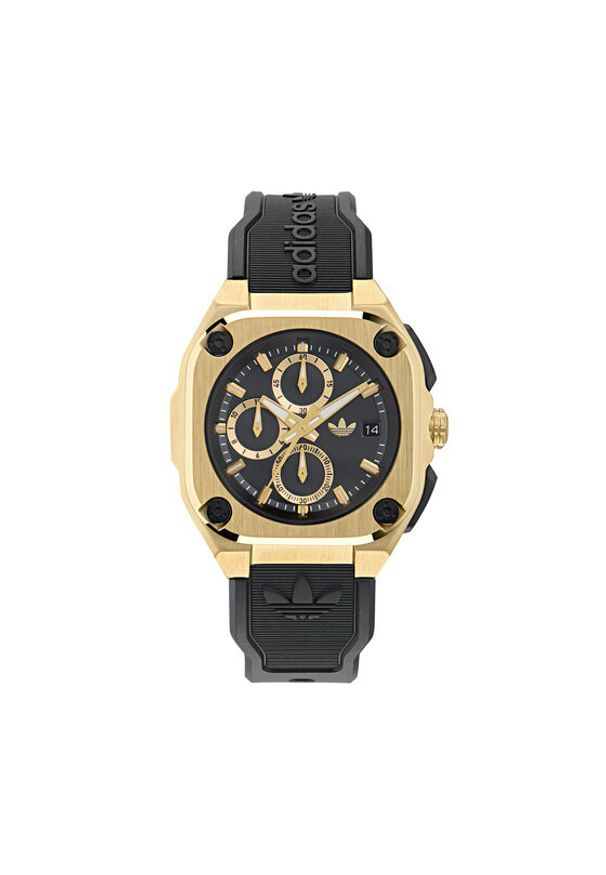 adidas Originals Zegarek City Tech Three Chrono AOFH24018 Czarny. Kolor: czarny