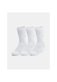 Skarpety Under Armour Training Cotton Crew 3. Kolor: biały. Sport: fitness #1