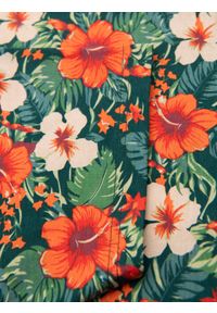 Ombre Clothing - Męski t-shirt bawełniany w kwiatowy wzór full print – czarny V2 OM-TSFP-0249 - XXL. Okazja: na co dzień, na spacer. Kolor: czarny. Materiał: bawełna. Długość rękawa: krótki rękaw. Długość: krótkie. Wzór: kwiaty, nadruk. Sezon: lato. Styl: wakacyjny, elegancki, casual #7