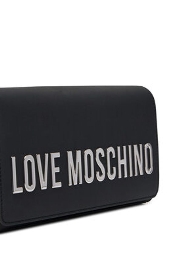 Love Moschino - LOVE MOSCHINO Torebka JC4103PP1NKD000B Czarny. Kolor: czarny. Materiał: skórzane