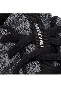 skechers - Skechers Sneakersy Twisted Fortune 12614/BKW Szary. Kolor: szary. Materiał: materiał #4