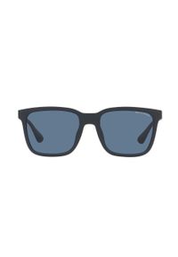 Armani Exchange Okulary przeciwsłoneczne męskie. Kształt: prostokątne. Kolor: niebieski