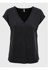 only - ONLY T-Shirt Free 15287041 Czarny Regular Fit. Kolor: czarny. Materiał: syntetyk