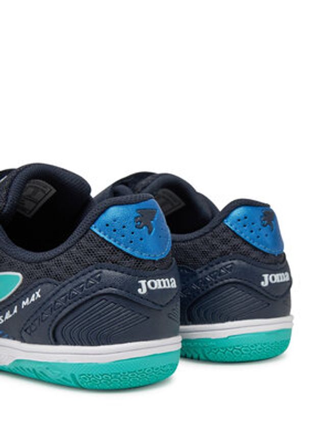 Joma Buty do piłki nożnej Sala Max Jr 2503 SMJS2503INV Granatowy. Kolor: niebieski. Materiał: materiał