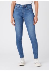 Wrangler - WRANGLER HIGH RISE SKINNY DAMSKIE SPODNIE JEANSOWE JEANSY GROW WILD W27HXN43R 112145961