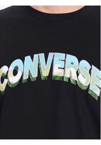 Converse T-Shirt Cloud Fill 10024589-A02 Czarny Regular Fit. Kolor: czarny. Materiał: bawełna