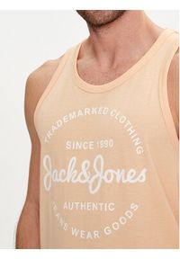 Jack & Jones - Jack&Jones Tank top Jjforest 12248622 Pomarańczowy Standard Fit. Kolor: pomarańczowy. Materiał: syntetyk, bawełna #6