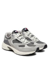 Tommy Jeans Sneakersy EM0EM01501 Szary. Kolor: szary. Materiał: zamsz, skóra #5