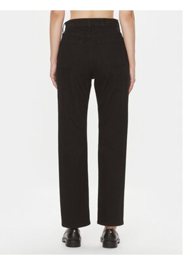 Calvin Klein Jeansy K20K205064 Czarny Straight Fit. Kolor: czarny