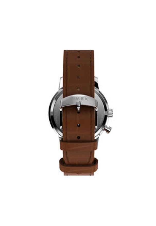 Timex Zegarek Marlin TW2W51000 Brązowy. Kolor: brązowy