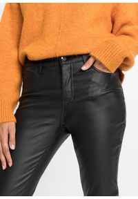 bonprix - Spodnie ze stretchem z mieszanki wiskozy. Kolor: czarny. Materiał: wiskoza. Styl: elegancki #2