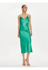 Liu Jo Sukienka wieczorowa CA4384 T3809 Zielony Regular Fit. Kolor: zielony. Materiał: syntetyk. Styl: wizytowy