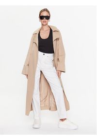 Calvin Klein Jeansy High Rise Straight K20K205166 Biały Regular Fit. Kolor: biały