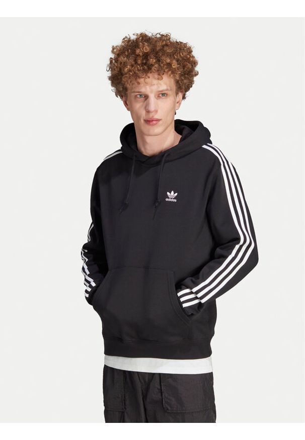 Adidas - adidas Bluza adicolor Classics 3-Stripes IM2088 Czarny Regular Fit. Kolor: czarny. Materiał: syntetyk, bawełna