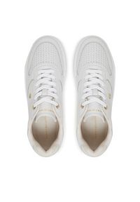 TOMMY HILFIGER - Tommy Hilfiger Sneakersy Sporty Cupsole FW0FW08795 Biały. Kolor: biały. Materiał: skóra #4