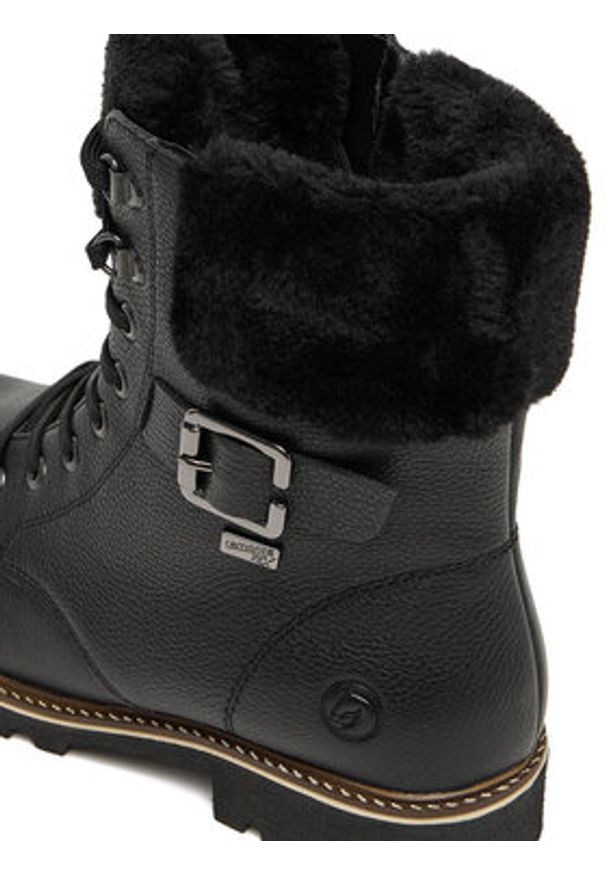 Remonte Trzewiki CEO-D8481-00 Czarny. Kolor: czarny. Materiał: skóra