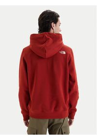 The North Face Bluza Drew Peak NF0A89EM Czerwony ciemny Regular Fit. Kolor: czerwony. Materiał: bawełna #3