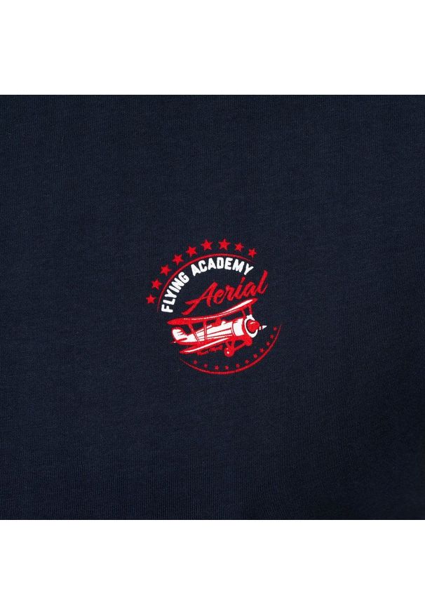 T-Shirt (Koszulka) Męska - Pako Jeans - Granatowa z Logo. Okazja: na co dzień. Kolor: niebieski. Materiał: bawełna. Wzór: nadruk. Styl: casual