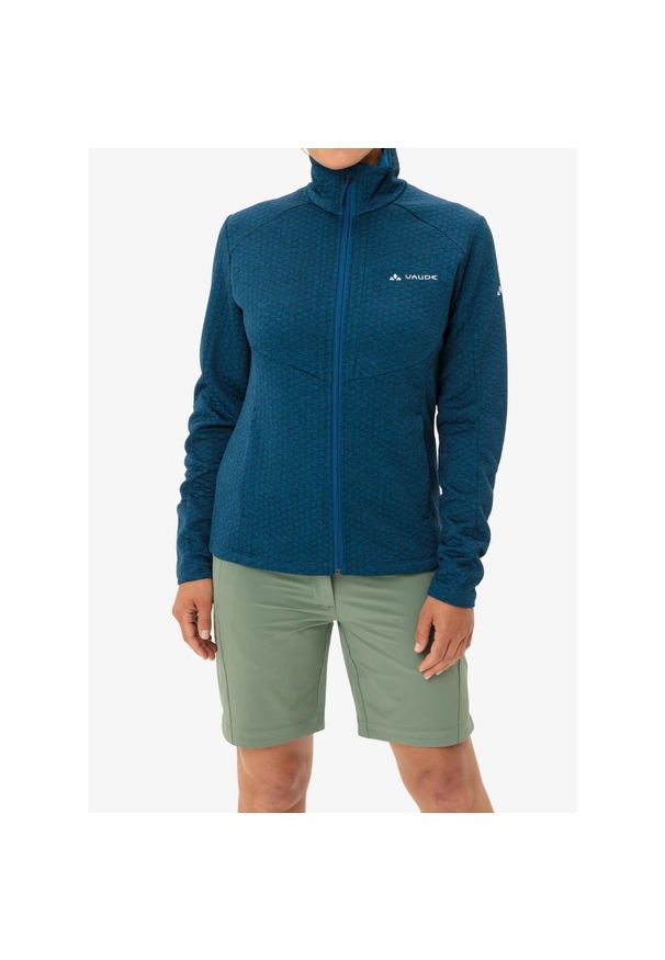 Bluza polarowa damska Vaude Skomer Hiking SC Jacket. Kolor: zielony. Materiał: polar