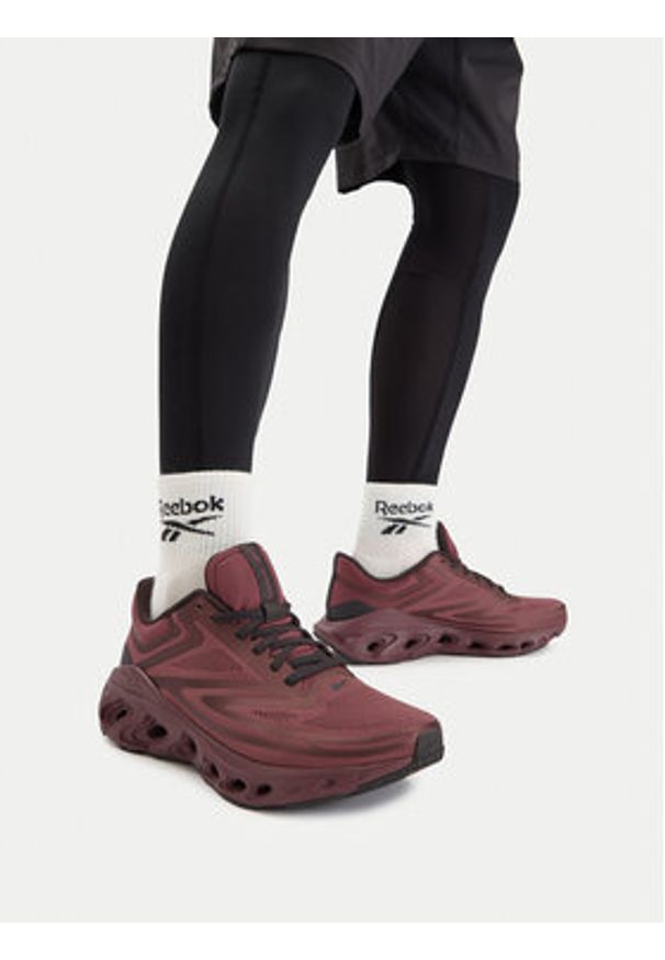 Reebok Buty do biegania EO-FUEL FLEX RUN 100244527 Bordowy. Kolor: czerwony. Materiał: materiał. Sport: bieganie