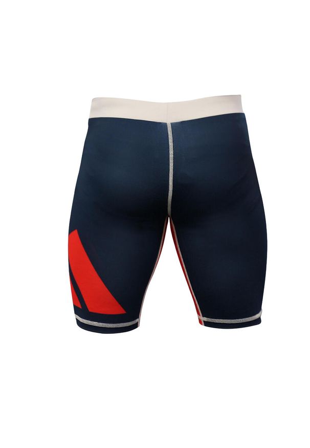 Adidas - Szorty adidas Vale Tudo. Kolor: wielokolorowy, niebieski, biały. Sport: fitness