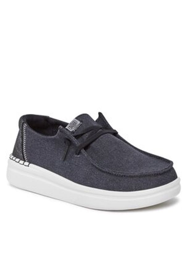 Hey dude - Hey Dude Półbuty Wendy Rise 40074 Czarny. Kolor: czarny. Materiał: materiał