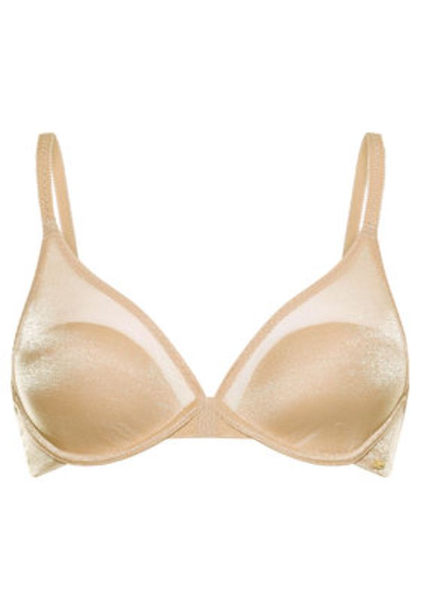 Gossard Biustonosz z fiszbiną Glossies 6270 Beżowy. Kolor: beżowy. Materiał: syntetyk