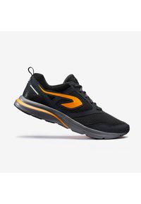 KALENJI - Buty do biegania męskie Kalenji Run Active. Kolor: pomarańczowy, żółty, wielokolorowy, szary. Sport: bieganie