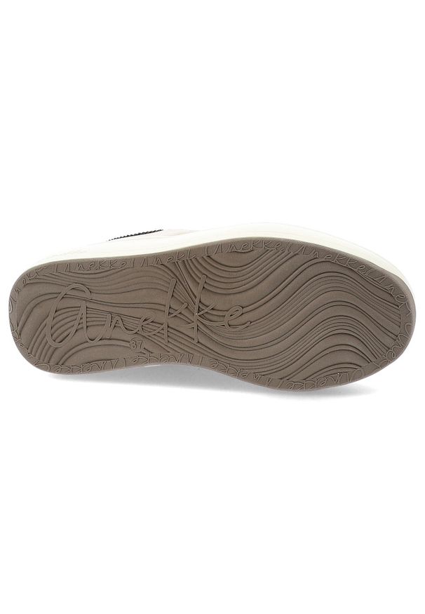Sneakersy damskie Anekke, cholewka ze skóry naturalnej sznurowane na solidnej podeszwie, beżowe, 42370-491. Okazja: na co dzień. Zapięcie: sznurówki. Kolor: beżowy. Materiał: skóra. Szerokość cholewki: normalna. Wzór: nadruk