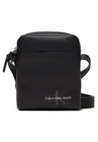 Calvin Klein Jeans Saszetka K50K512025 Czarny. Kolor: czarny. Materiał: skóra #1
