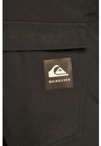Quiksilver - Spodnie. Kolor: czarny. Materiał: poliester, materiał. Wzór: gładki #3