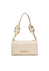 Love Moschino - LOVE MOSCHINO Torebka JC4051PP1NLF0110 Beżowy. Kolor: beżowy. Materiał: skórzane