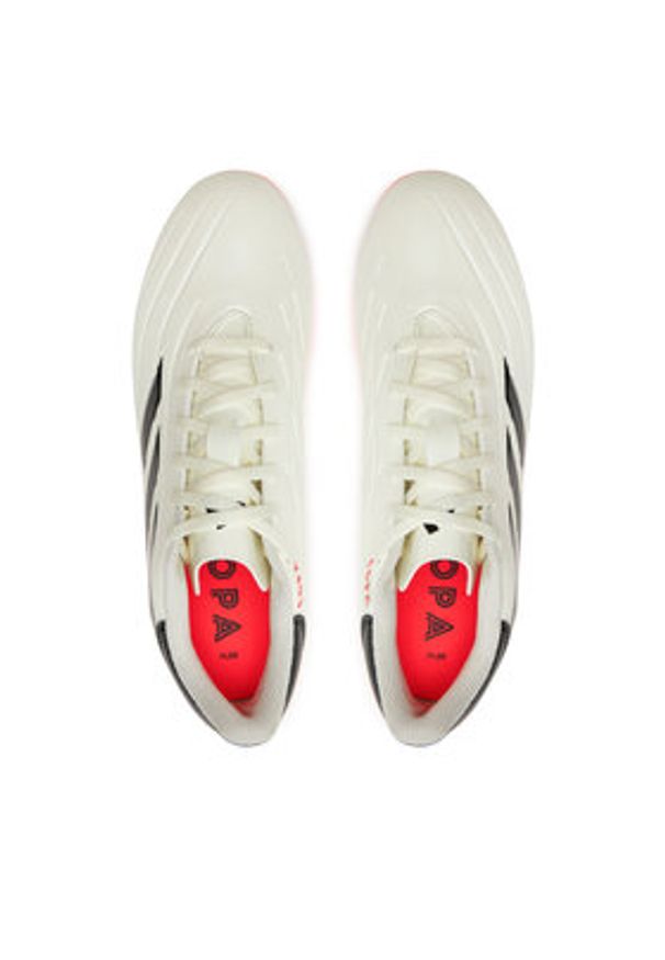 Adidas - adidas Buty do piłki nożnej Copa Pure II Club Flexible Ground Boots IG1099 Beżowy. Kolor: beżowy. Materiał: skóra