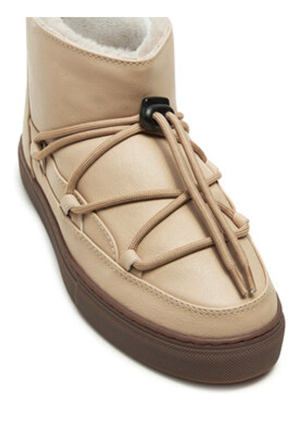 Inuikii Śniegowce Grape Low 05600-004 Beżowy. Kolor: beżowy. Materiał: skóra