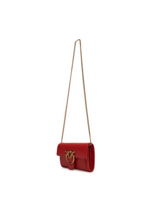 Pinko - PINKO Torebka Love One Wallet C PE 25 PLTT 100062 A0GK Czerwony. Kolor: czerwony. Materiał: skórzane