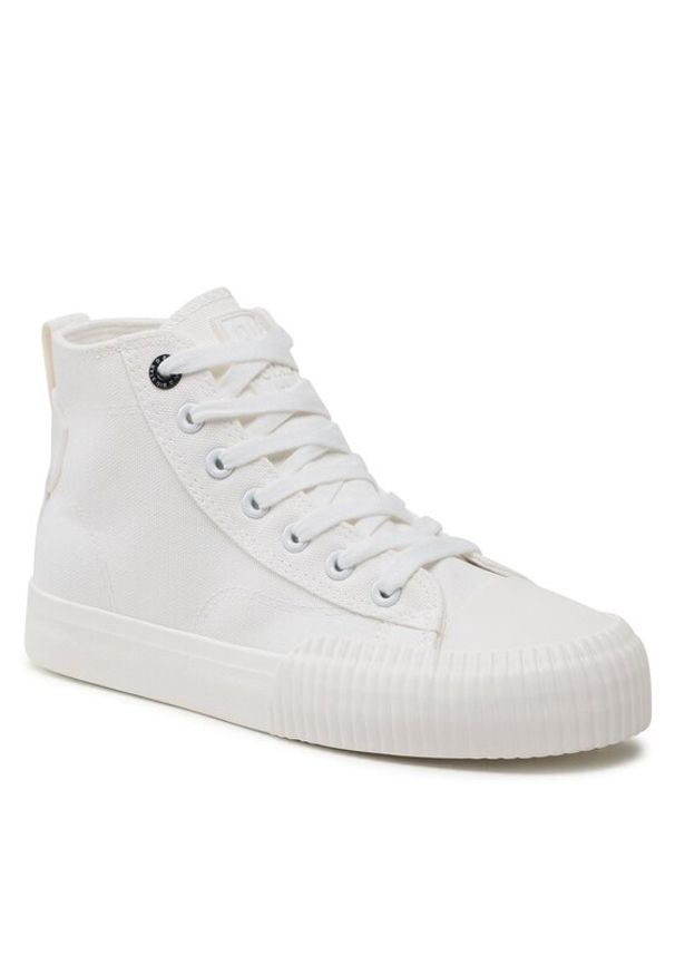 BIG STAR SHOES - Big Star Shoes Trampki LL274445 Biały. Kolor: biały. Materiał: materiał