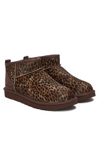 Ugg Śniegowce W Classic Ultra Mini 1158328 Brązowy. Kolor: brązowy. Materiał: skóra #5