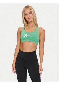 Reebok Top 100075676 Zielony Slim Fit. Kolor: zielony. Materiał: syntetyk #1